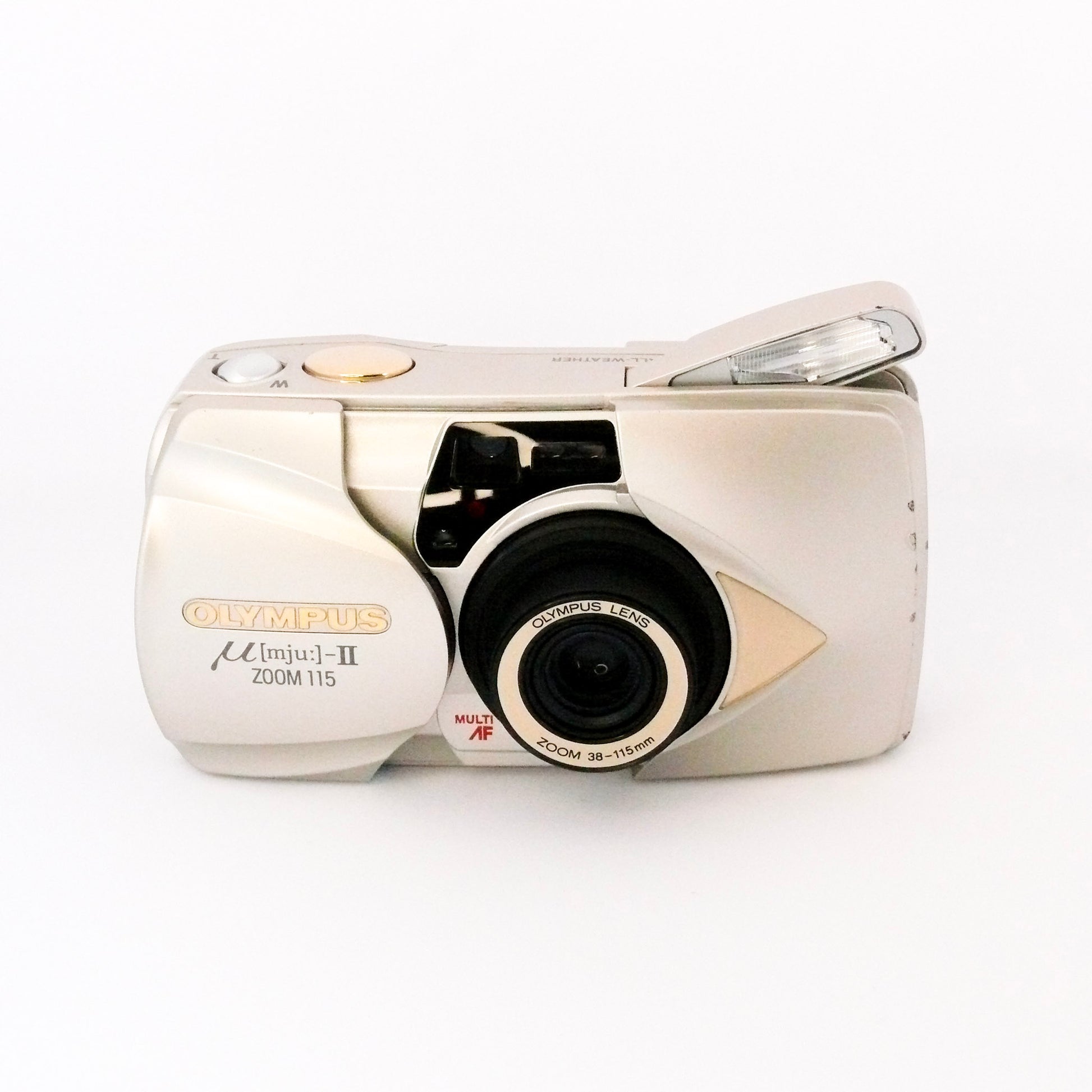 Olympus Mju Zoom 115 Champagne Gold – Shoot Golden NZ